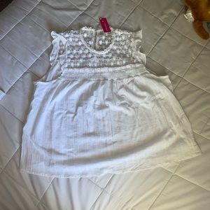 White lace blouse